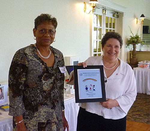 2012 recipient Beverly Wellons (left) and 2013 recipient Diane Genco (right)